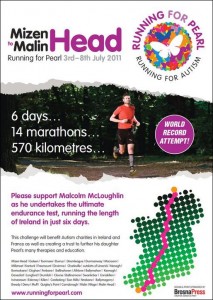 Running for Pearl - Malcolm McLoughlin - Mizen to Malin, Ireland