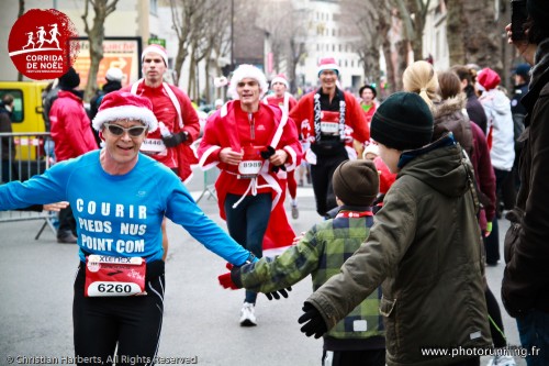 Corrida de Noel Issy-les-Moulineaux 2011 - pieds nus