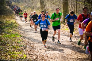 Christian "Barefooteur" avec ses huaraches sur l'EcoTrail 30K 2012 - Sylvie Pham Van, Photographe