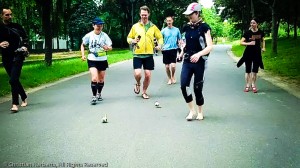 Animation Barefoot Trailball Issy-les-Moulineaux 10 juin 2012