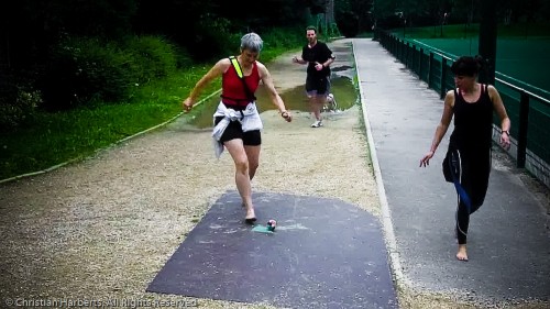 Animation Barefoot Trailball Issy-les-Moulineaux 15 juillet 2012