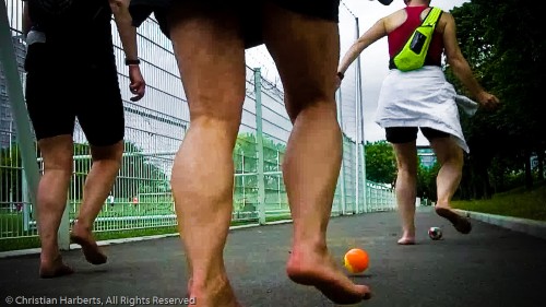 Animation Barefoot Trailball Issy-les-Moulineaux 15 juillet 2012