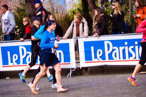 42 kilomètres. L'attaque médio-pied (midfoot) toujours valable...