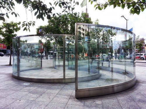 "From Boulée to Eternity" - Dan Graham, 2006, Porte de Versailles, Paris