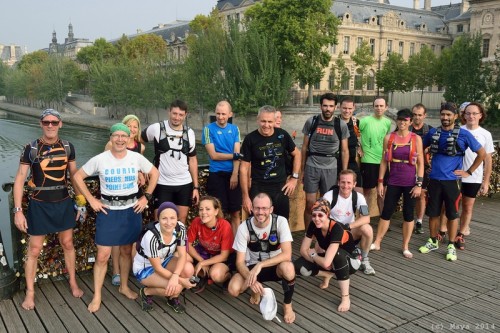 Photo de groupe, Pont des Arts - Maya Sport - Photo