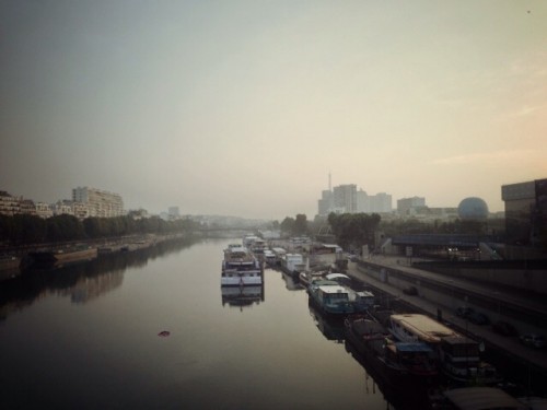 Paris, Pont du Garigliano, 07:30 07/09/2014 - Florent Marichez - Photo