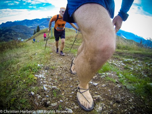 EcoTrail du Massif des Brasses 2014 - Juste avant la Pointe des Brasses.