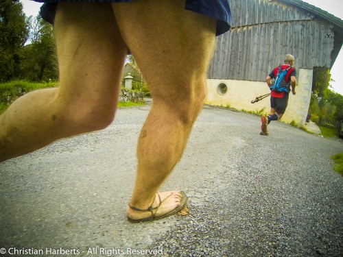 EcoTrail du Massif des Brasses 2014 - Poursuite vers Aveyràn, on lâche les freins un instant...