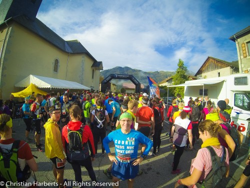 EcoTrail du Massif des Brasses 2014 - Avant le départ du 15k.