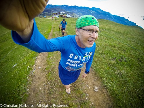 EcoTrail du Massif des Brasses 2014 - Juste avant la Pointe des Brasses