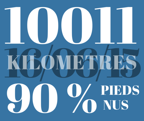 10000 kilometres pieds nus