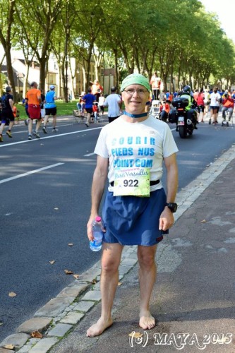 Christian Harberts à l'arrivée de Paris-Versailles 2015 - Photo Maya LeBlog