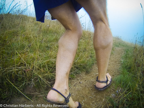 11 octobre 2015, Onnion - Trail du Massif des Brasses - Christian Harberts, des membres de la BRS France et l'équipe de 5doigts.fr, boutique de chaussure minimaliste, ont participé à la troisième édition de cette course unique en France avec son podium "barefooteur" !