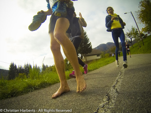 Trail du Massif des Brasses 2015 - barefooteur malgré lui - ampoules !