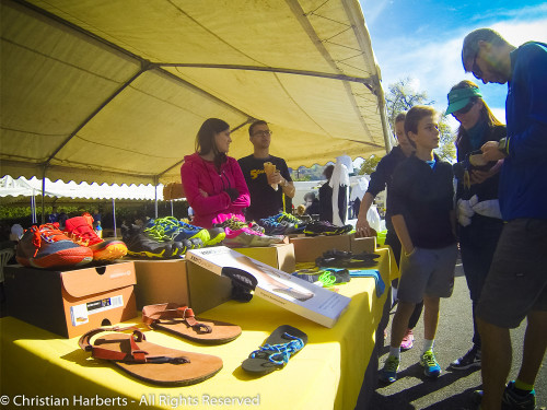 Trail du Massif des Brasses 2015 - le stand 5doigts.fr