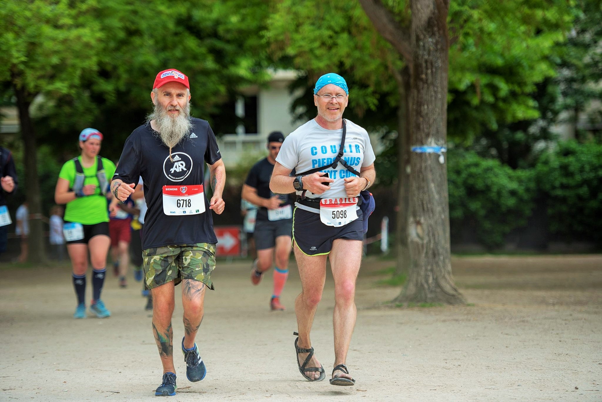 50 kilom tres en sandales Z Trail Courir pieds nus